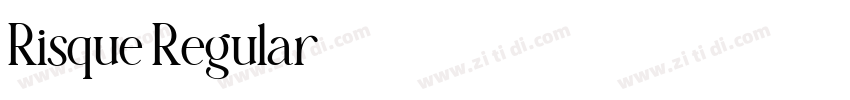 Risque Regular字体转换 Risque Regular字体转换